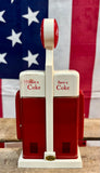 Véritable Salière (Sel & Poivre) en forme de distributeur Coca-Cola® - Sous licence officielle - 1993