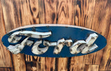 Panneau en métal soudé FORD - Artisanat - Import USA - 62x21cm