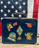 Véritable Lunchbox Américaine Davy Crockett - Made in USA - Époque 1950’s