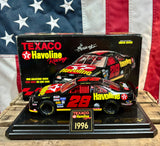 Véritable miniature NASCAR Échelle 1:24 - n°28 - Ernie Irvan - Sur socle - Import USA