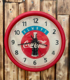 Horloge Coca-Cola « Always Coca-Cola » - 35,5 cm - Import USA
