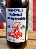 Véritable Bouteille en Verre Pepsi - Édition Knoxville National Championship - 1993 - Pleine et Scellée - Provenance États-Unis