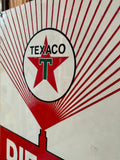 Panneau en métal Texaco Diesel Chief - Sous licence officielle - Époque 1980’s - Import USA