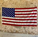 Véritable drapeau des États-Unis XXL ! Près de 3m de long ! Époque 1980’s - Provenance Colorado