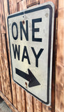 Véritable panneau routier Américain - ONE WAY - 61x46cm - Provenance Alabama, USA