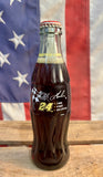 Véritable Bouteille en Verre Coca-Cola - Édition NASCAR Winston Cup Champion - 1995 - Pleine et Scellée - Provenance États-Unis