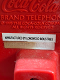INÉDIT - Véritable Téléphone Fixe Coca Cola - Année 1996 - Import USA - Sous licence officielle