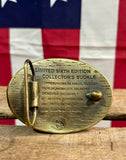 Véritable Boucle de Ceinture National Finals Rodeo 1980 - MADE IN USA - Provenance Oklahoma, USA
