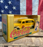 Véritable miniature d'un camion Coca-Cola - sorti en 1995 - Tirelire en métal - Dans sa boîte d’origine ! Import USA