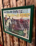 Véritable Lobby Card de cinéma américaine « Below the Border » - The Rough Riders - 1942 - Encadrée - Made in USA