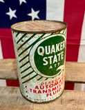 Véritable boîte d’huile Quaker State - Époque 1980’s - PLEINE ! Made in USA - Provenance Caroline du Sud
