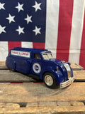 Véritable miniature-tirelire camion Amoco en métal - 1990’s - Avec certificat - MADE IN USA Provenance Indiana, USA