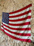 Véritable drapeau américain Champion - Années 1980’s - Étoiles brodées - Made in USA - Provenance Iowa