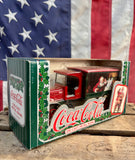 Véritable miniature d'un camion Coca-Cola - sorti en 1993 - Tirelire en métal - Dans sa boîte d’origine ! Import USA