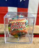 Véritable balle de baseball commémorative - Boston Baseball - Dans sa boîte de présentation - Import USA