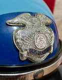 RARE - Véritable casque de moto de Shérif du Colorado ! MADE IN USA
