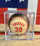 Véritable balle de baseball commémorative - Cincinnati Reds - Dans sa boîte de présentation - Import USA