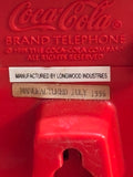 INÉDIT - Véritable Téléphone Fixe Coca Cola - Année 1996 - Import USA - Sous licence officielle