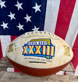 Véritable Ballon de Football Américain Super Bowl XXXIII - Miami Floride 1999 - Édition Limitée 10.000 exemplaires