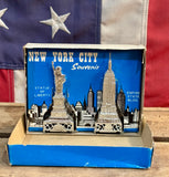 RARE - Véritable Coffret de taille-crayons Souvenirs - New York City - Fin des années 1960's