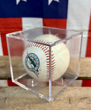 Véritable balle de baseball commémorative - Florida Marlins Gary Sheffield - Dans sa boîte de présentation - Import USA