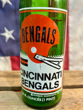 Véritable Bouteille en Verre 7Up - Édition Cincinnati Bengals - 1973 - Provenance États-Unis