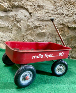 Véritable Chariot Radio Flyer - Import USA - Époque 1970’s - MADE IN USA - 56x31x24cm