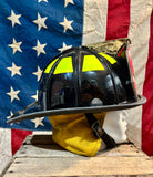 Véritable Casque de Pompier Américain - Tamalpais Fire Protection - Provenance Californie, USA