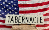 Véritable panneau de rue Américain - 60,5cm x 15cm - Import USA - TABERNACLE