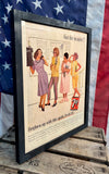 Véritable Affiche publicitaire encadrée SevenUp datant de 1962 ! Made in USA