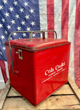 Véritable glacière américaine Cola Cooler - Années 1950's - 42x38x31cm - Made in USA