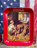 Véritable plateau en métal Coca-Cola - Sous licence officielle - MADE IN USA