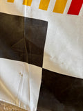 Véritable drapeau NASCAR damier officiel - 1,52 m x 0,91 m - Provenance Caroline du Nord