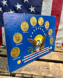 Collection de 8 médaillons des Présidents Américains - Shell - 1992 - Import USA
