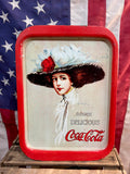 Véritable plateau en métal Coca-Cola - Sous licence officielle - MADE IN USA
