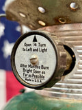 Véritable Lampe à Pétrole Coleman - - MADE IN USA - 1968 (58 ans) - Provenance Alabama