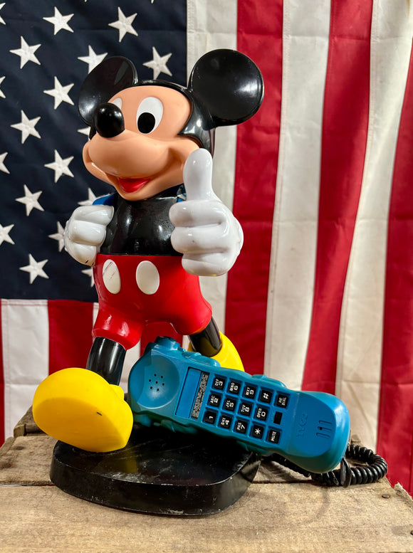 Véritable Téléphone Mickey Mouse - Année 1988 - Provenance Floride