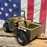 Ancienne Jeep militaire US Army Tonka en métal - Années 1960's - Made in USA