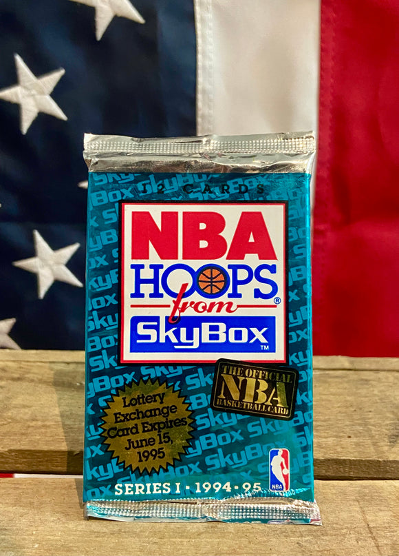 Véritable paquet de 12 cartes à collectionner NBA Skybox - Saison de 1994-1995 - Made in USA