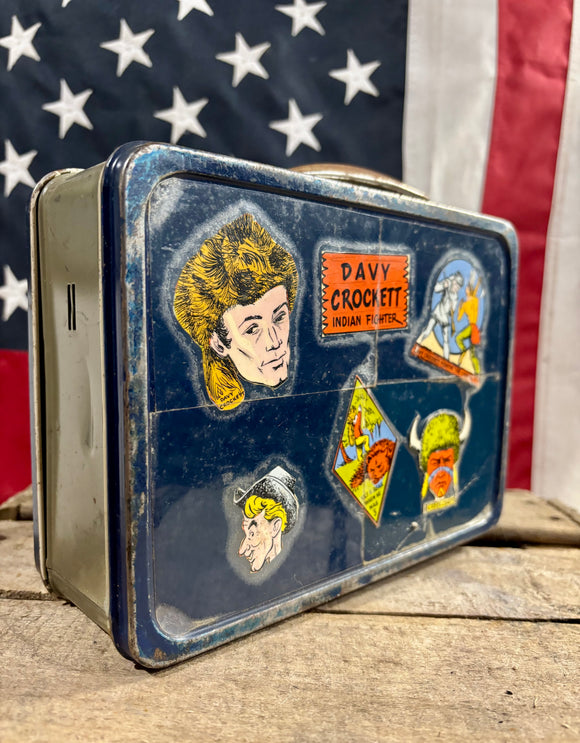Véritable Lunchbox Américaine Davy Crockett - Made in USA - Époque 1950’s