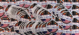 NOUVEAU - Sticker officiel Un Petit Bout d’Amérique - 10×10 cm - Intérieur / Extérieur