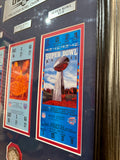 RARE - Cadre commémoratif New York Giants Superbowl - Année 2008 - Encadrement professionnel - Import New York State, USA