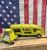 Ancien camion porte-voitures Tonka Car Carrier n°96 de 1968 en métal - Made in USA