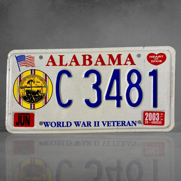 Alabama Veteran de La 2nde Guerre Mondiale ! C3481