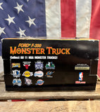 RARE - Véritable Miniature Monster Truck Ford F350 Chicago Bulls - Édition limitée et numérotée - Sous licence NBA - Import USA