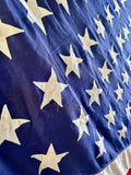 Véritable drapeau des États-Unis XXL ! + de 3m de long ! Époque 1970’s - Provenance Arizona