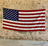 Véritable drapeau des États-Unis XXL ! + de 3m de long ! Époque 1970’s - Provenance Arizona