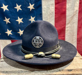 RARE - Véritable chapeau de Sergeant Instructeur de l’US Army ! Import Texas, USA
