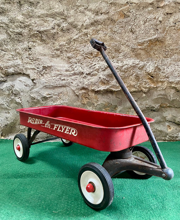 Véritable Chariot Radio Flyer - Import USA - Époque 1980’s - MADE IN USA - 86x39x33cm