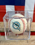 Véritable balle de baseball commémorative - Florida Marlins Gary Sheffield - Dans sa boîte de présentation - Import USA